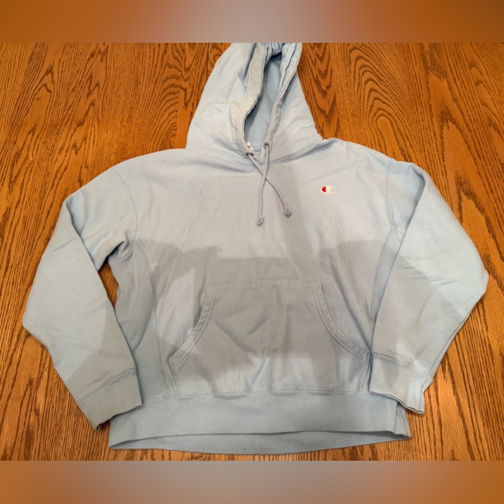 Champion Sky Blue Pullover Hoodie